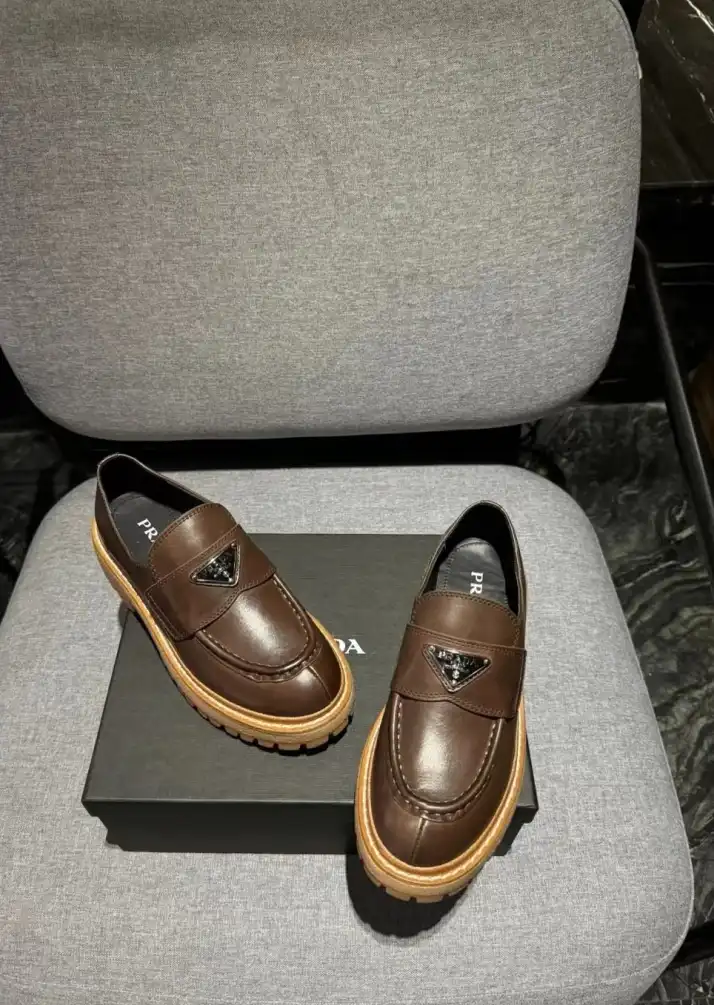 hype Prada Leather Shoes