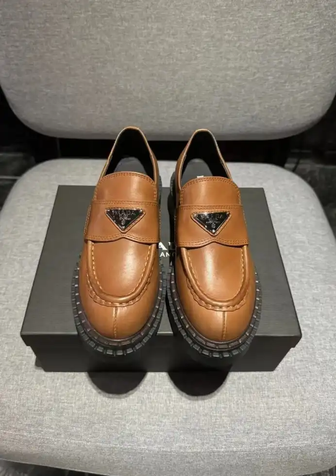 hype Prada Leather Shoes