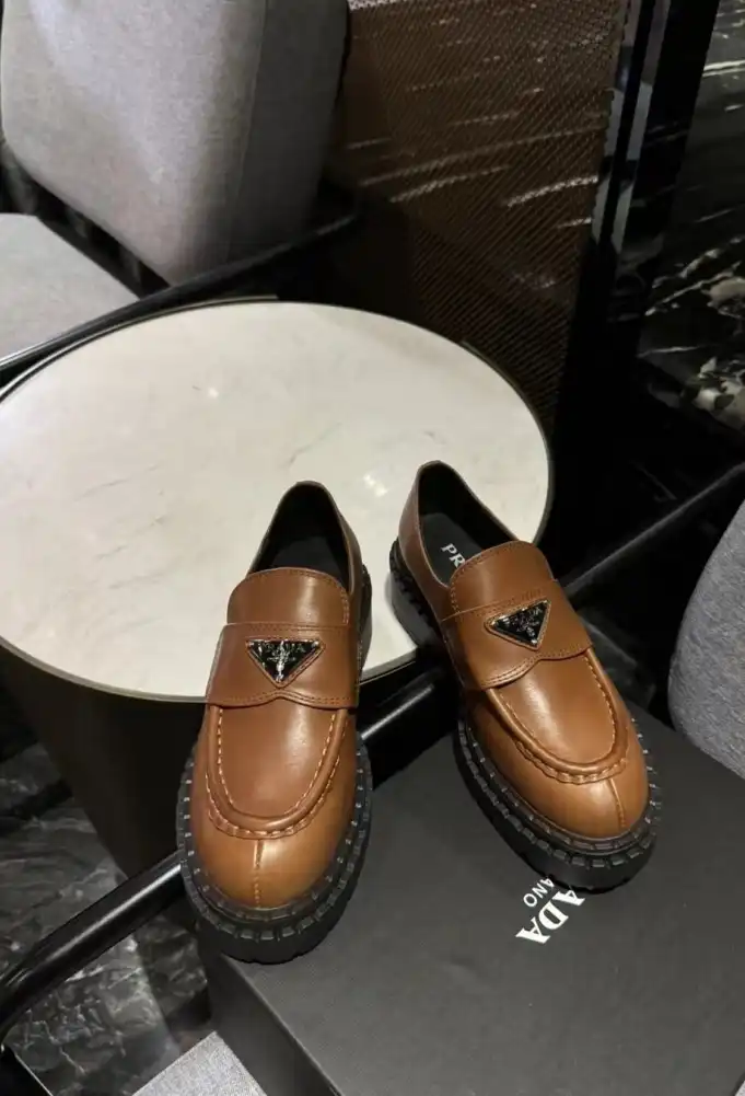 hype Prada Leather Shoes