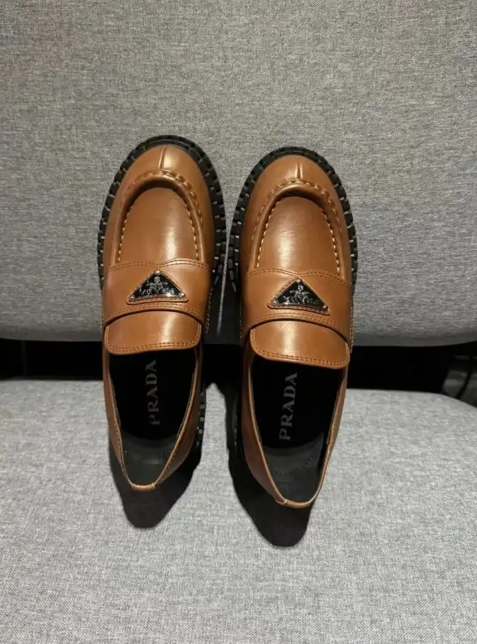 hype Prada Leather Shoes