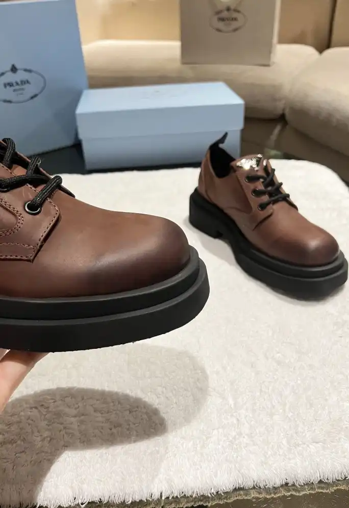 hype Prada Leather Shoes