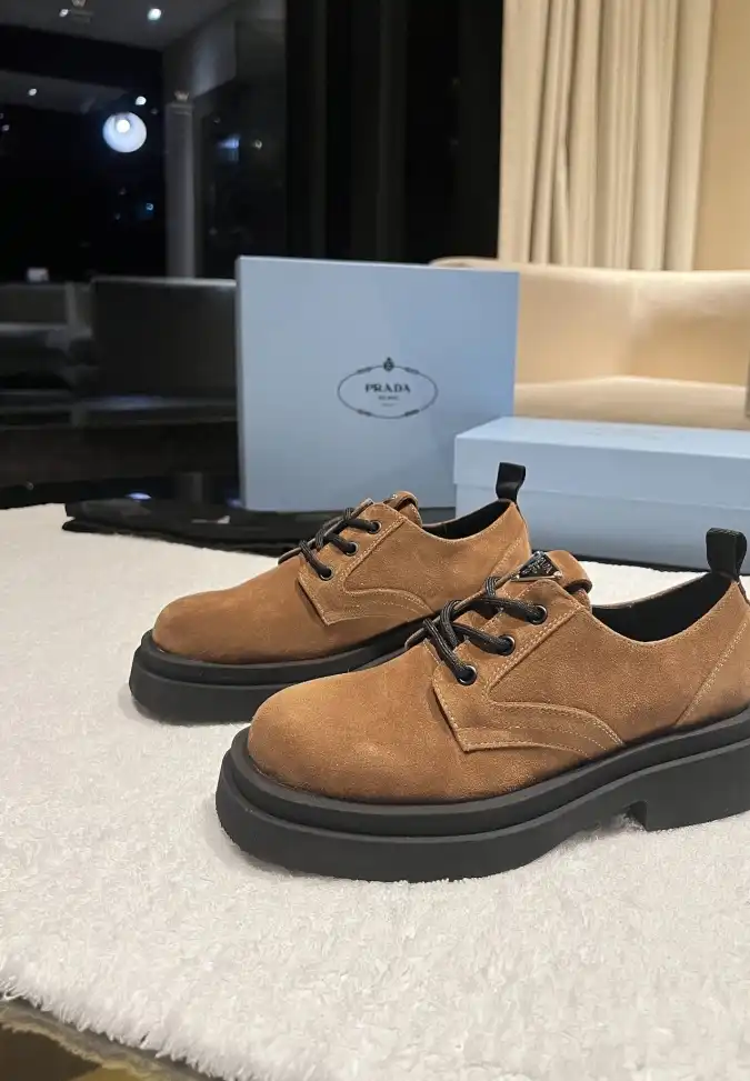 hype Prada Leather Shoes