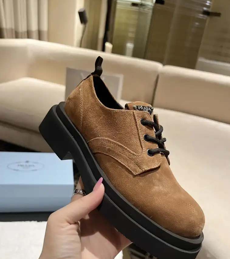 hype Prada Leather Shoes