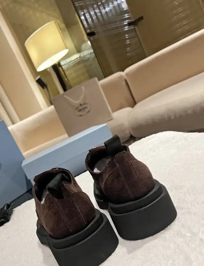 hype Prada Leather Shoes