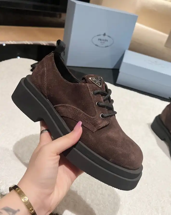 hype Prada Leather Shoes