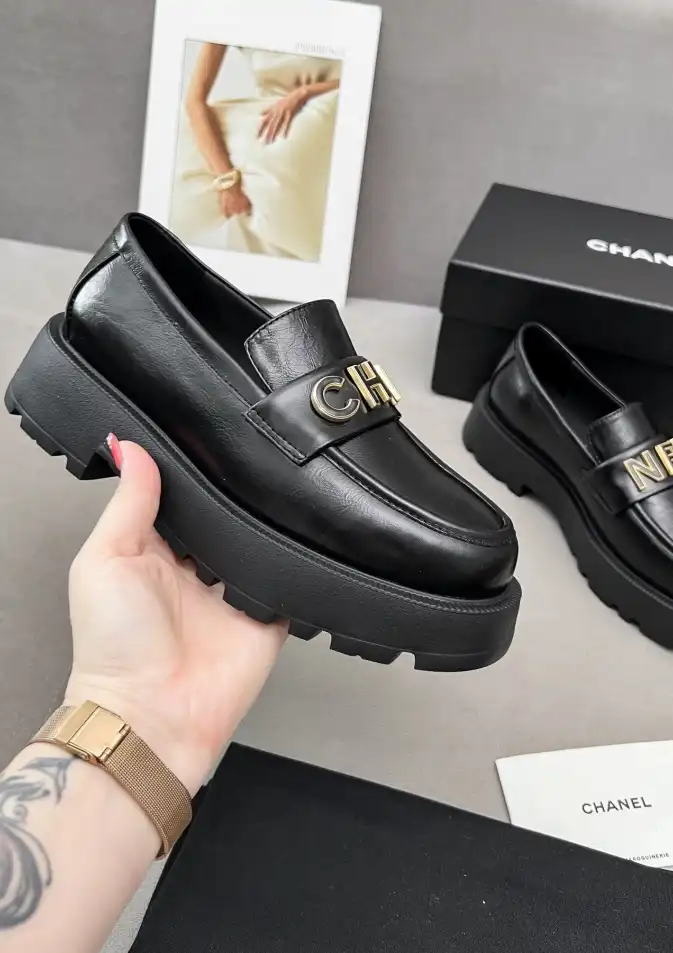 hype Chanel Leather Shoes