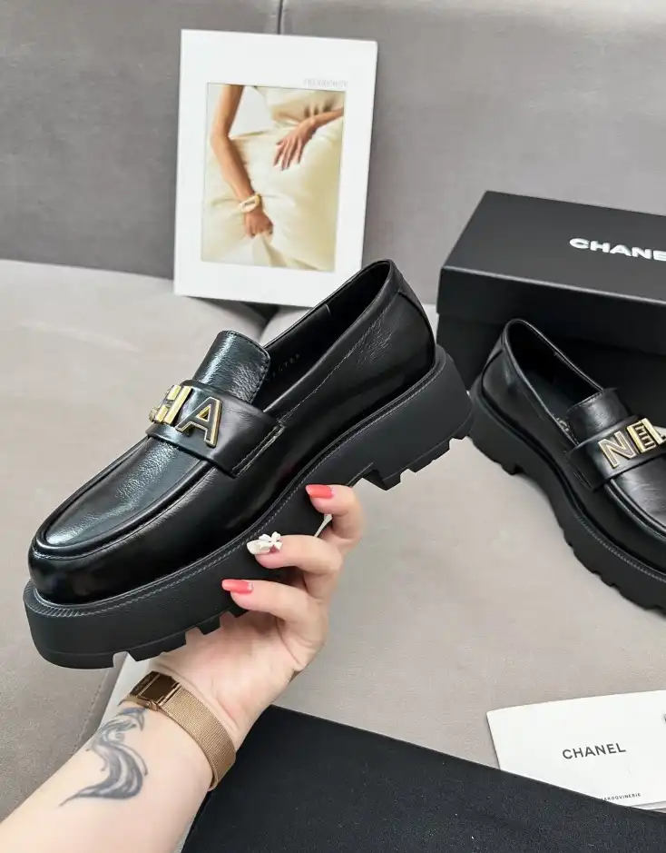 hype Chanel Leather Shoes