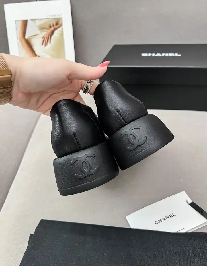 hype Chanel Leather Shoes