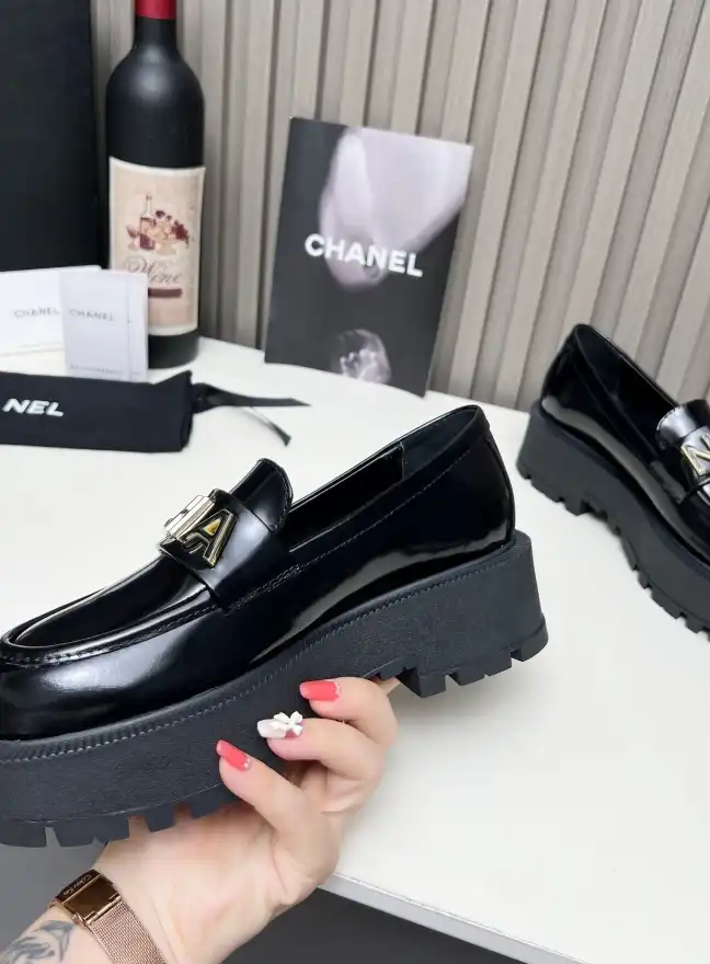 hype Chanel Leather Shoes