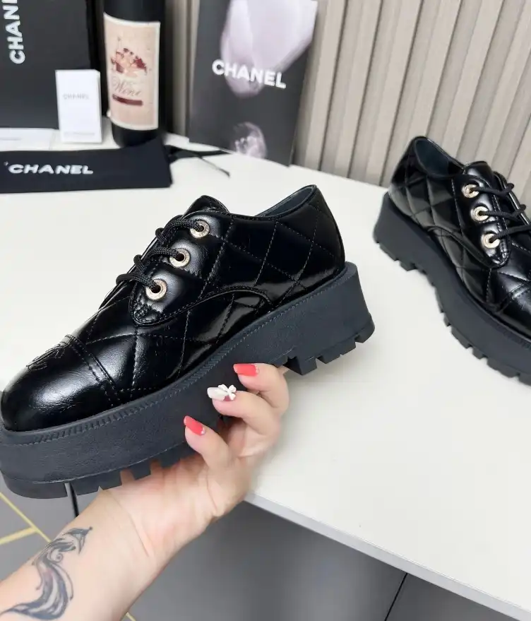 hype Chanel Leather Shoes