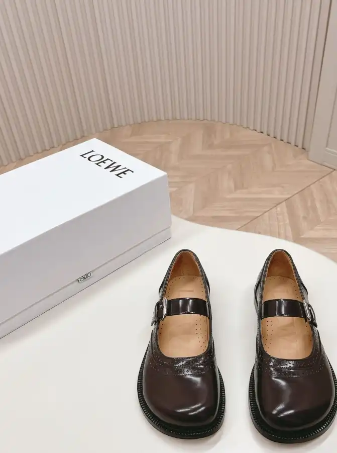 hype Loewe Leather Shoes