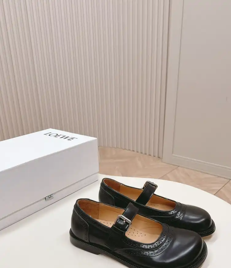 hype Loewe Leather Shoes