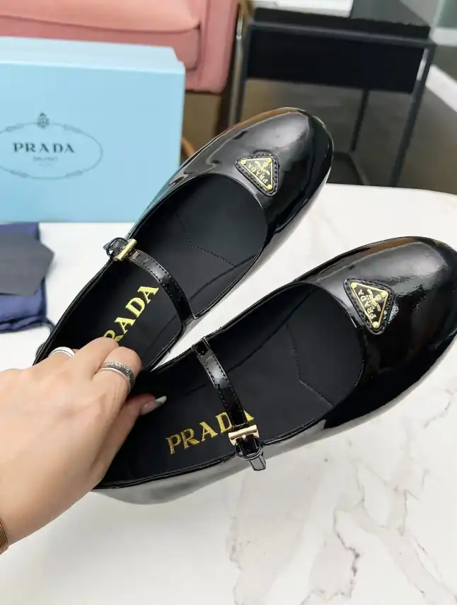 hype Prada flat shoes