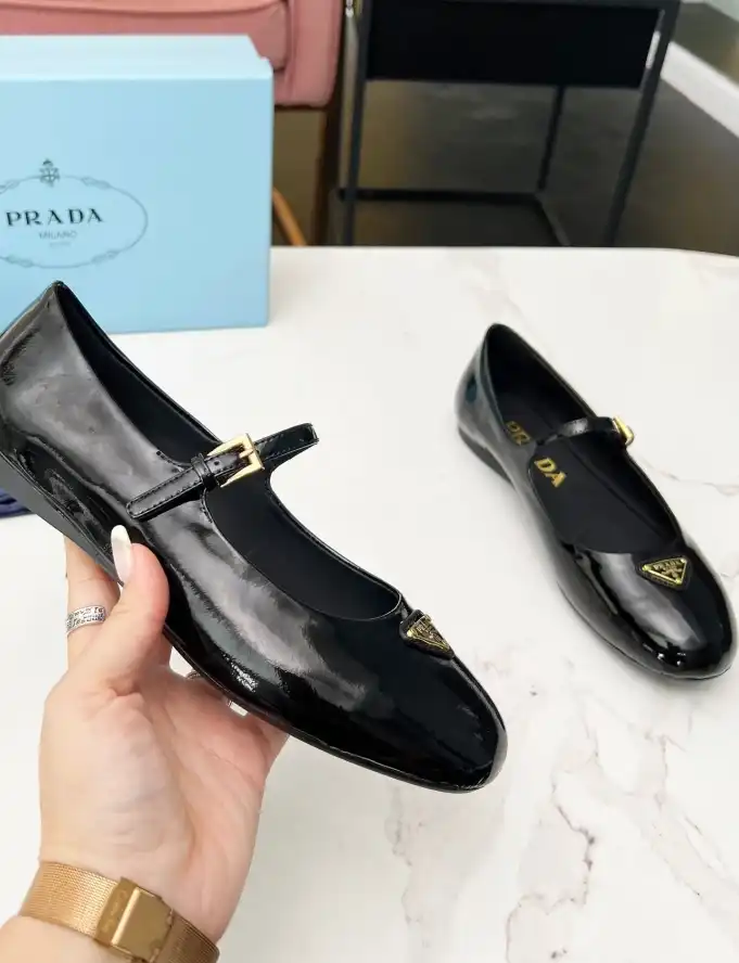 hype Prada flat shoes