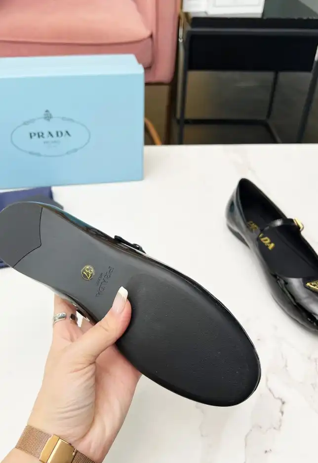 hype Prada flat shoes