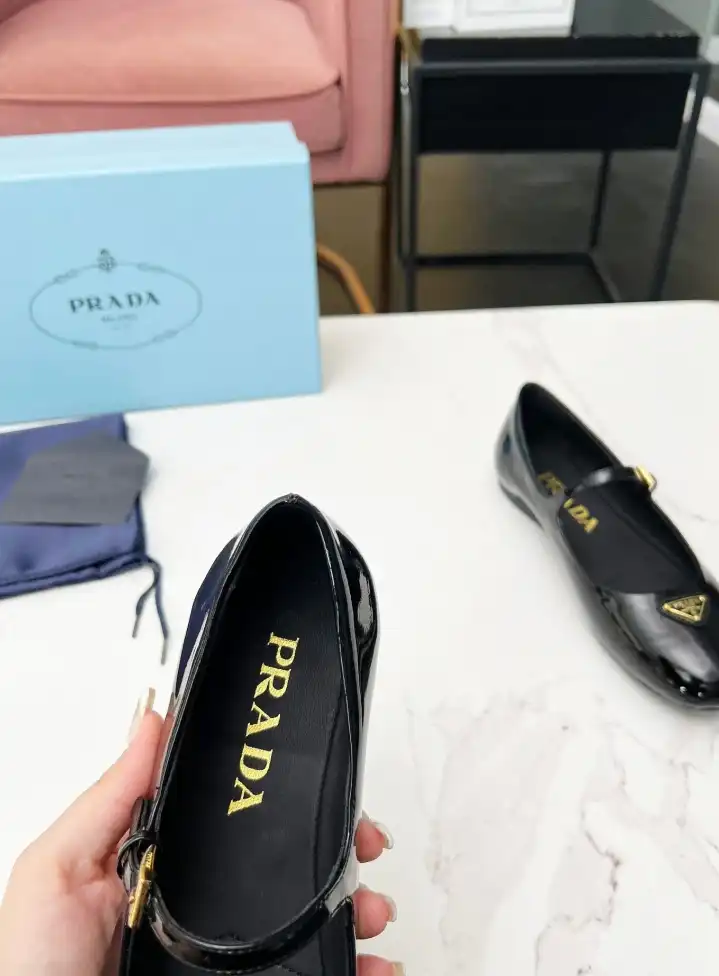 hype Prada flat shoes