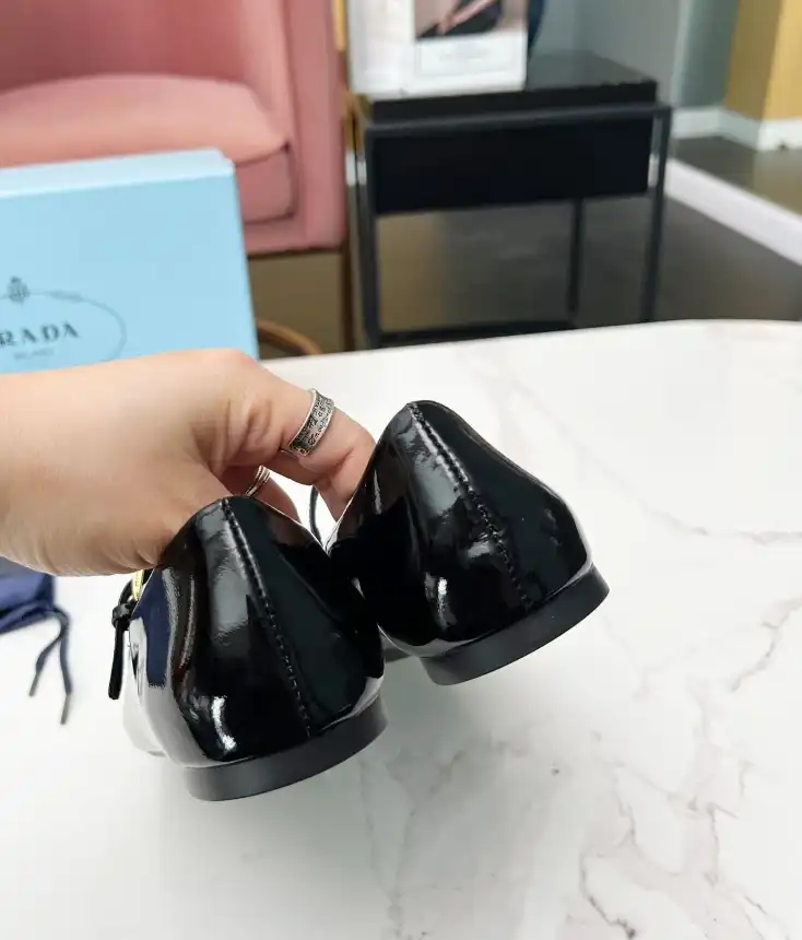 hype Prada flat shoes