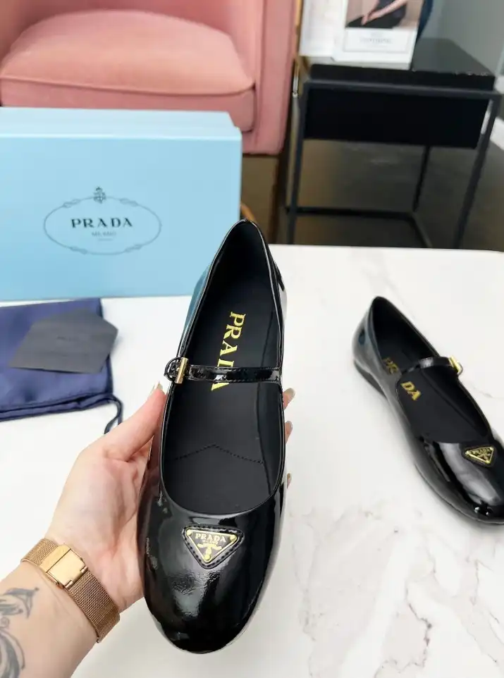 hype Prada flat shoes