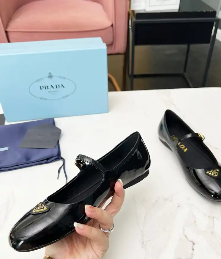 hype Prada flat shoes