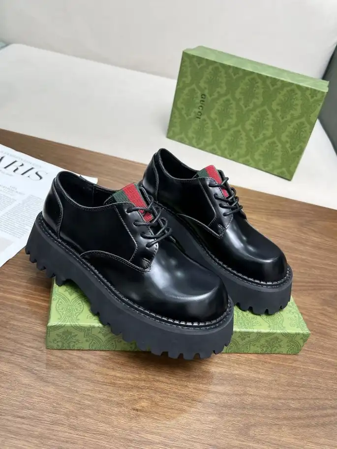 hype Gucci Leather Shoes