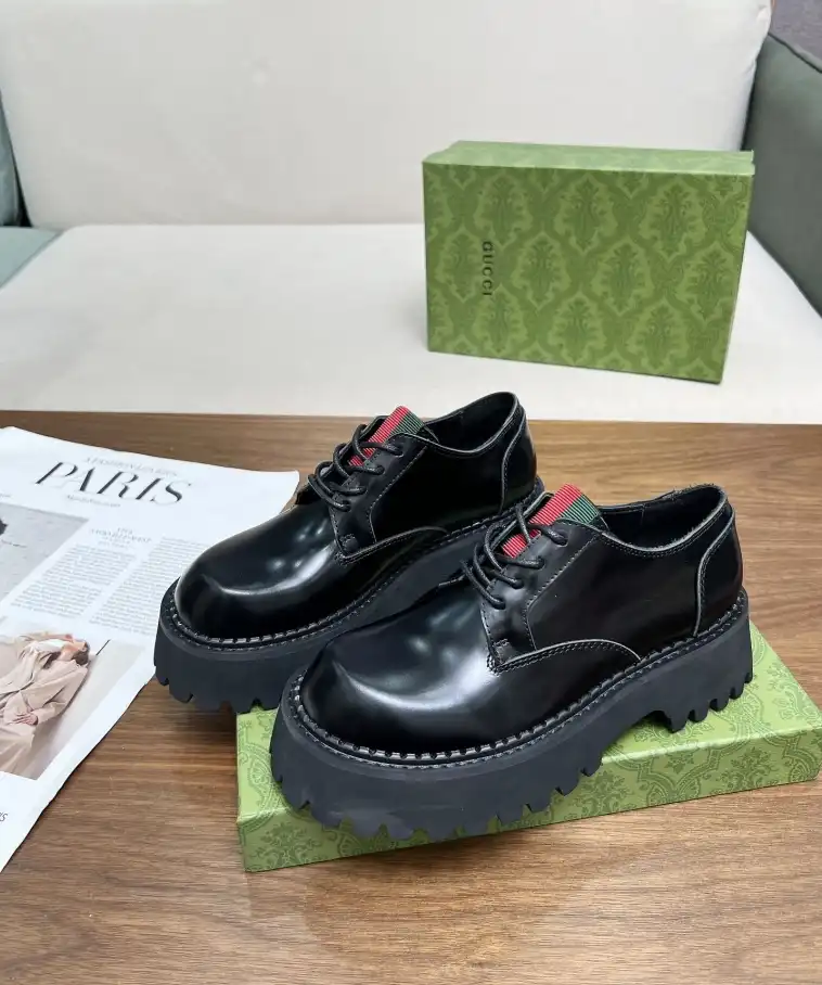 hype Gucci Leather Shoes