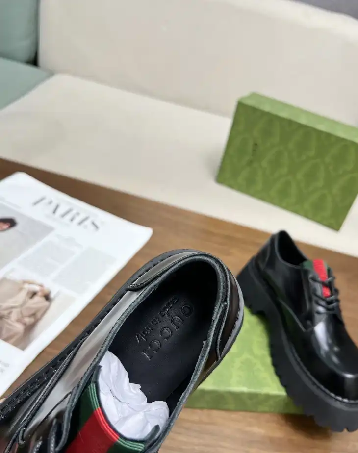 hype Gucci Leather Shoes