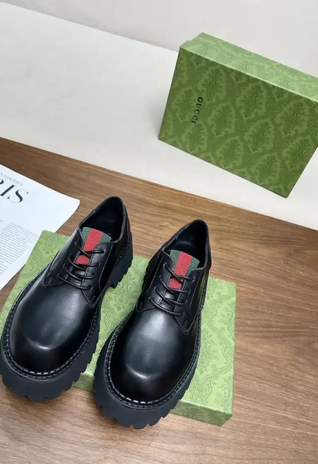 hype Gucci Leather Shoes