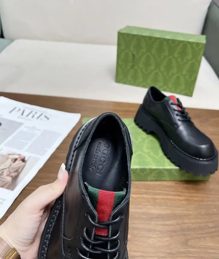 hype Gucci Leather Shoes