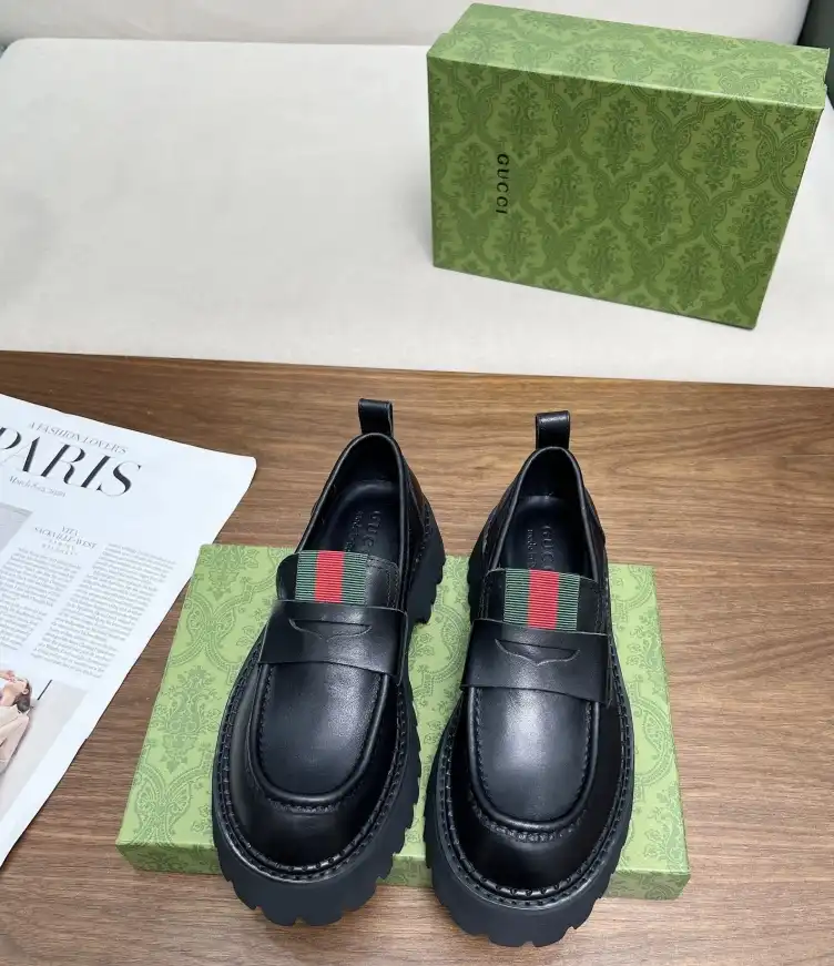 hype Gucci Leather Shoes