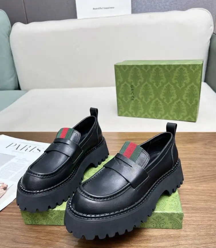 hype Gucci Leather Shoes