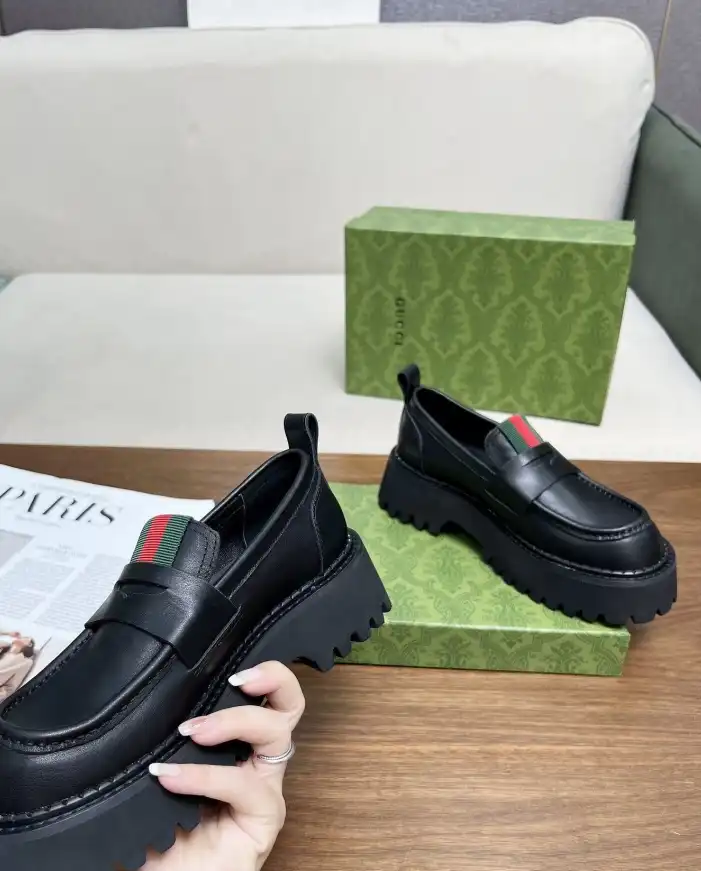 hype Gucci Leather Shoes