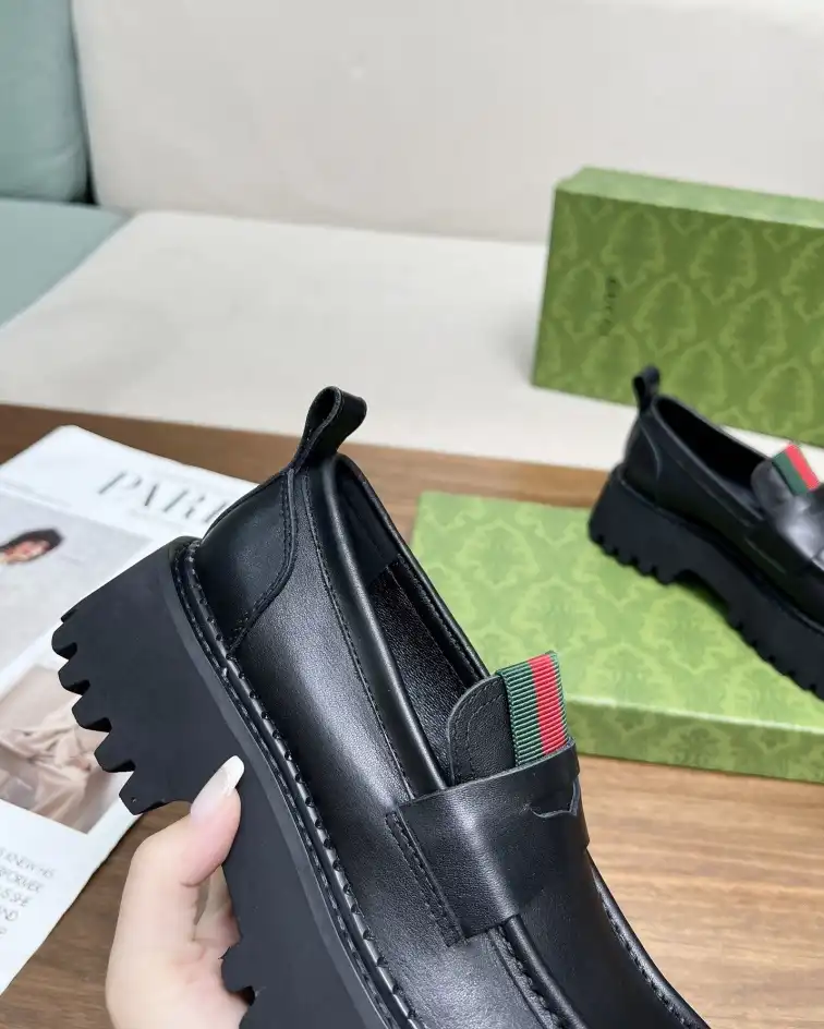 hype Gucci Leather Shoes