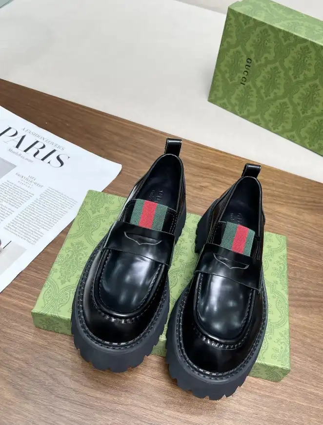 hype Gucci Leather Shoes