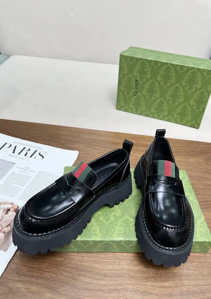 hype Gucci Leather Shoes