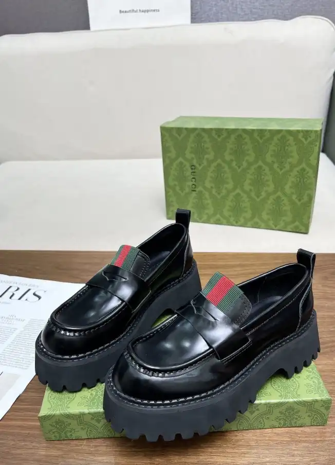 hype Gucci Leather Shoes