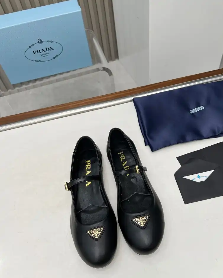 hype Prada flat shoes