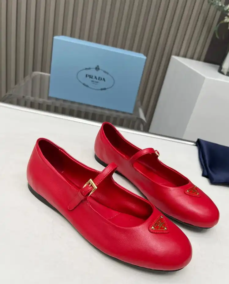 hype Prada flat shoes