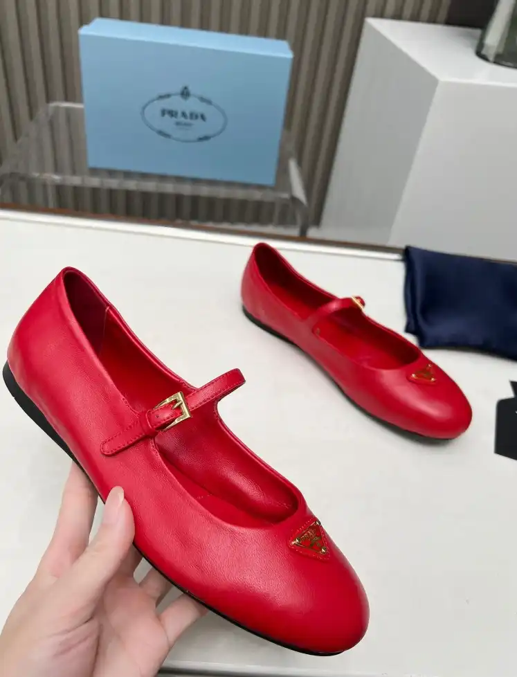 hype Prada flat shoes