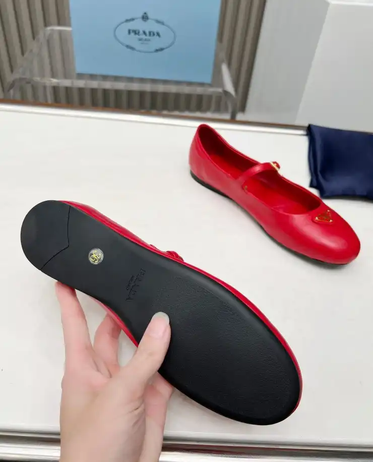 hype Prada flat shoes