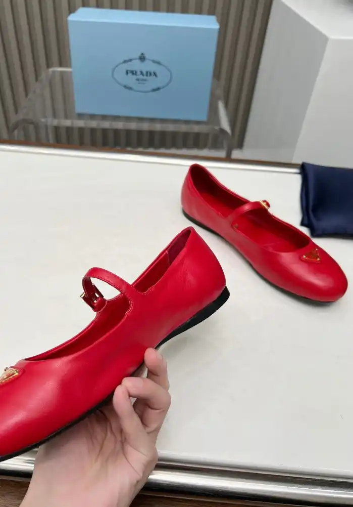 hype Prada flat shoes