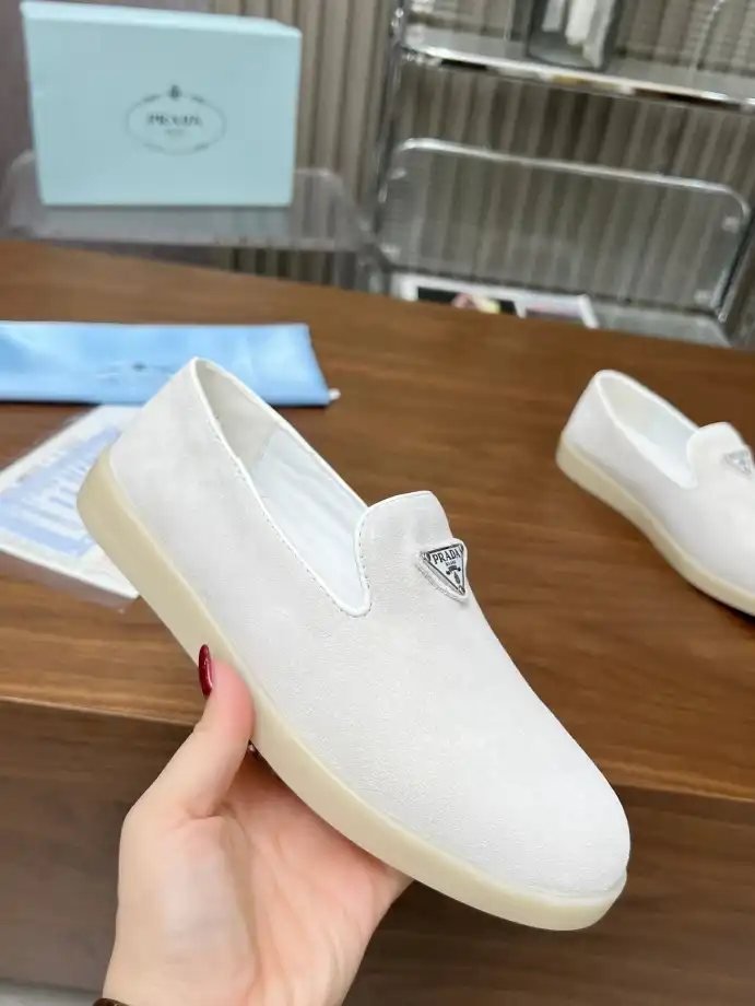 hype Prada Leather Shoes