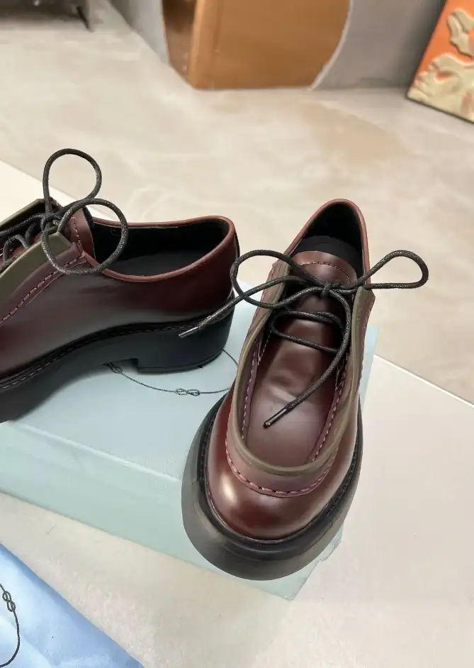 hype Prada Leather Shoes