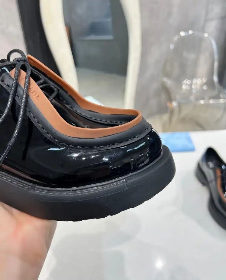 hype Prada Leather Shoes