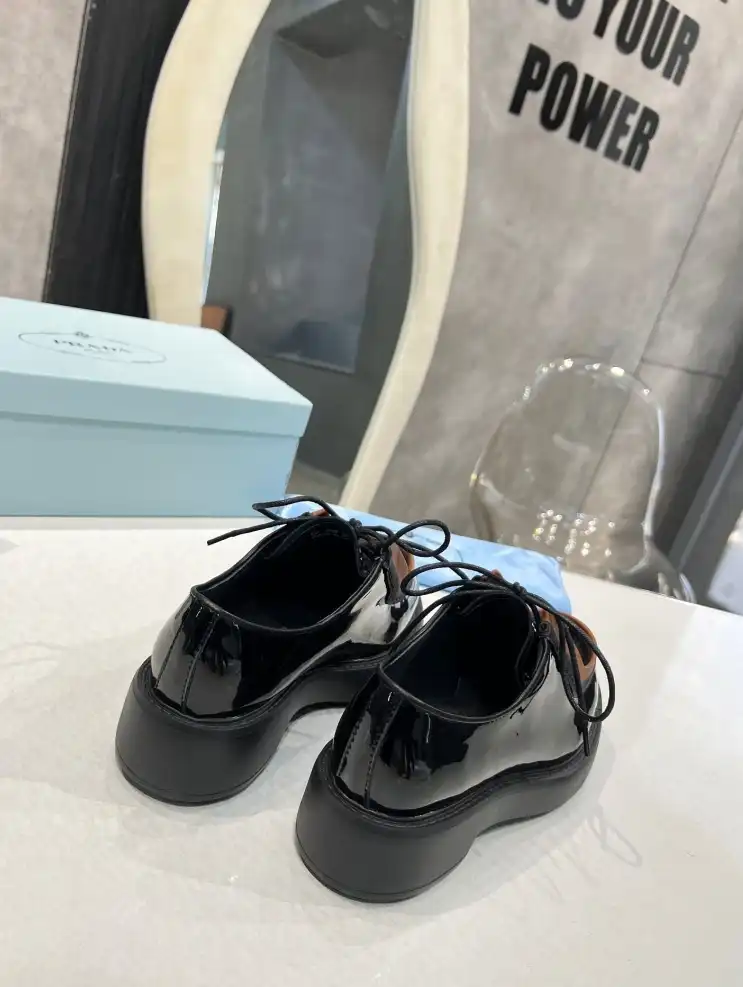 hype Prada Leather Shoes