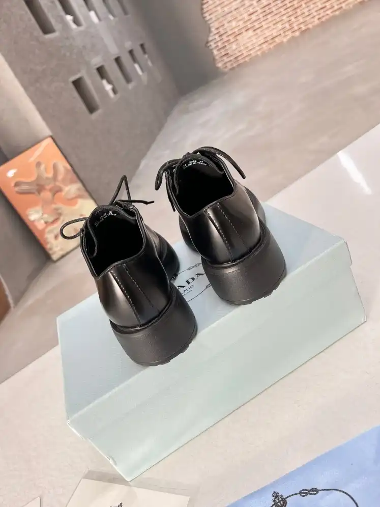 hype Prada Leather Shoes