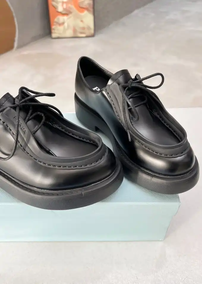 hype Prada Leather Shoes