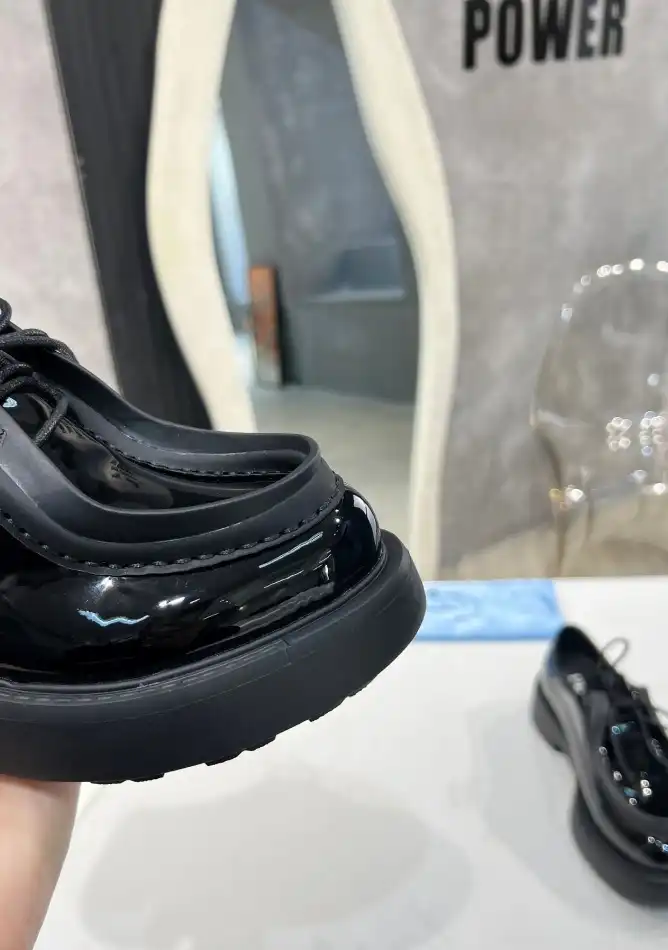 hype Prada Leather Shoes