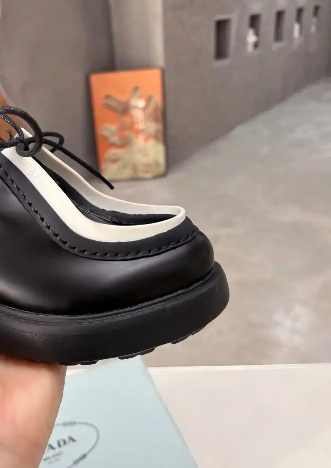 hype Prada Leather Shoes