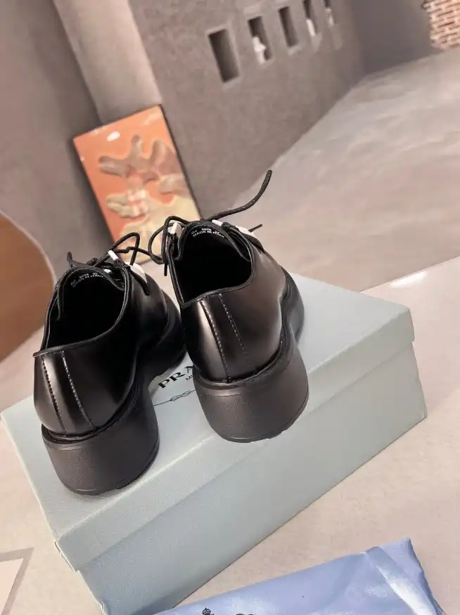 hype Prada Leather Shoes