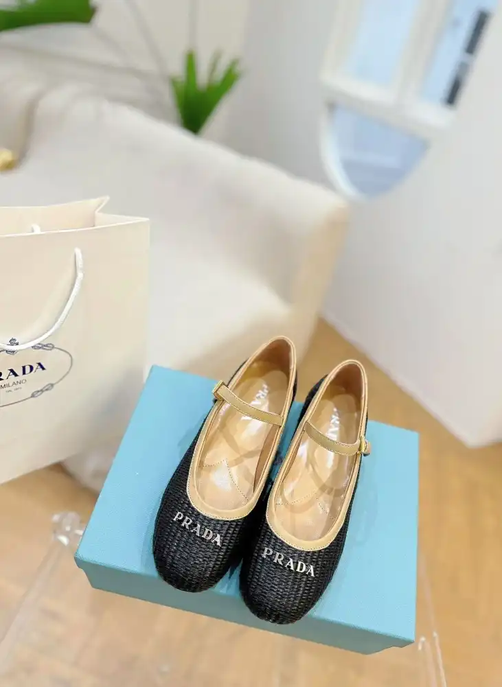 hype Prada flat shoes